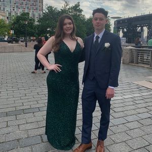 PROM DRESS WORN 1X. GREAT DEAL!!!